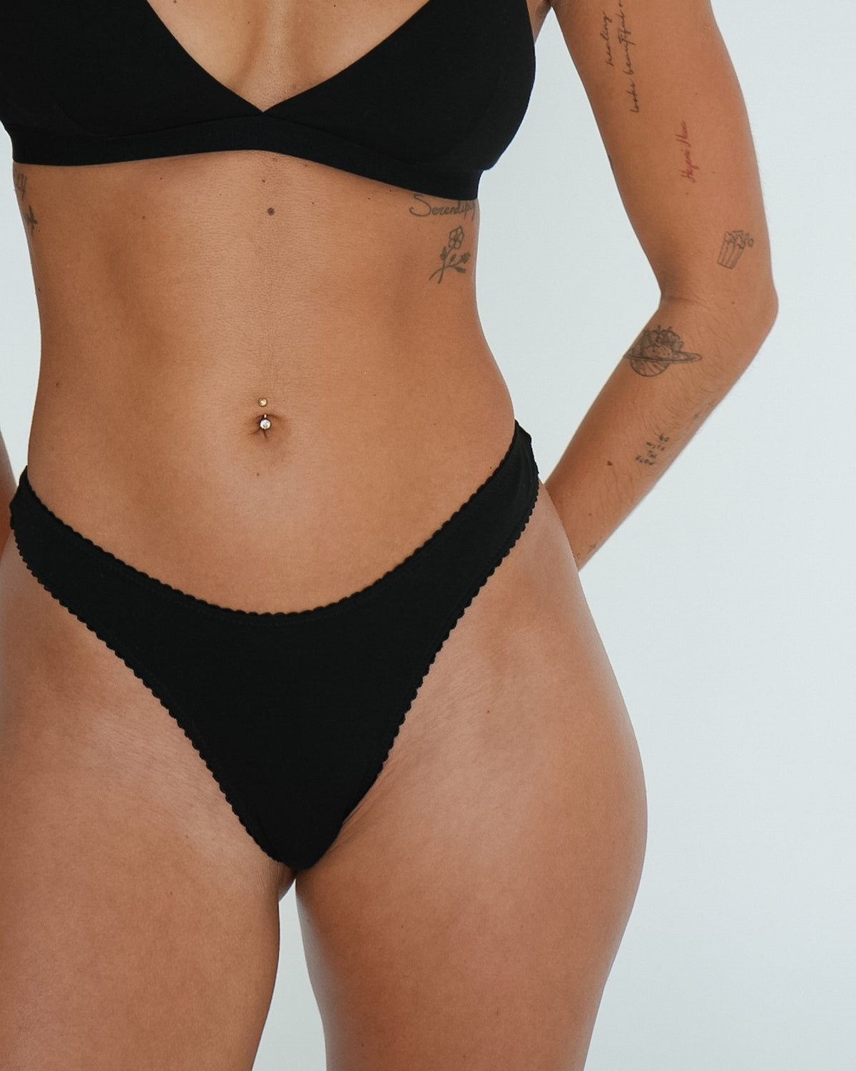 High Leg Thong
